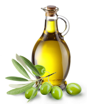 Olive oil in decanter