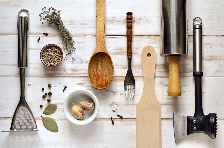 Various kitchen instruments