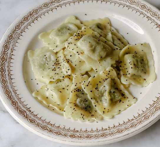 Goat Cheese Raviolis - Olive the Best