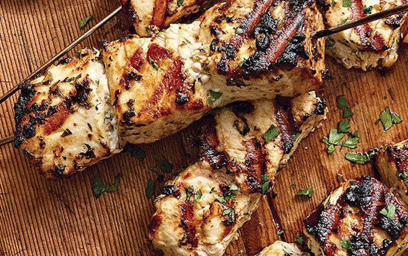 Swordfish with Persian Lime & Coconut Marinade