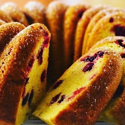 Cranberry-Orange Olive Oil Bundt Cake