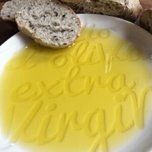 Olio d'Oliva Extra Virgin Dipping & Serving Plate