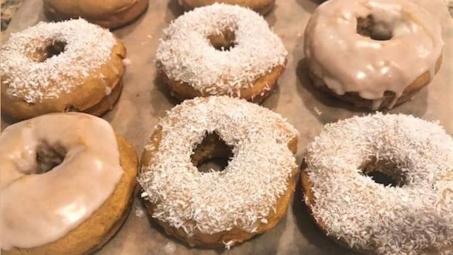 EVOO Pumpkin Donuts