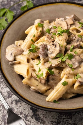 Creamy Pasta with Wild Mushrooms