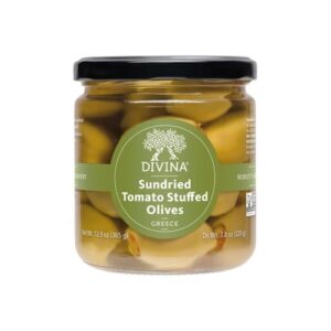 Divina Sundried Tomato Stuffed Olives from Greece (365g)