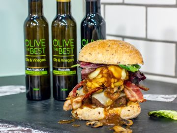 Gourmet Poutine Burger – featured on the Marc & Mandy Show