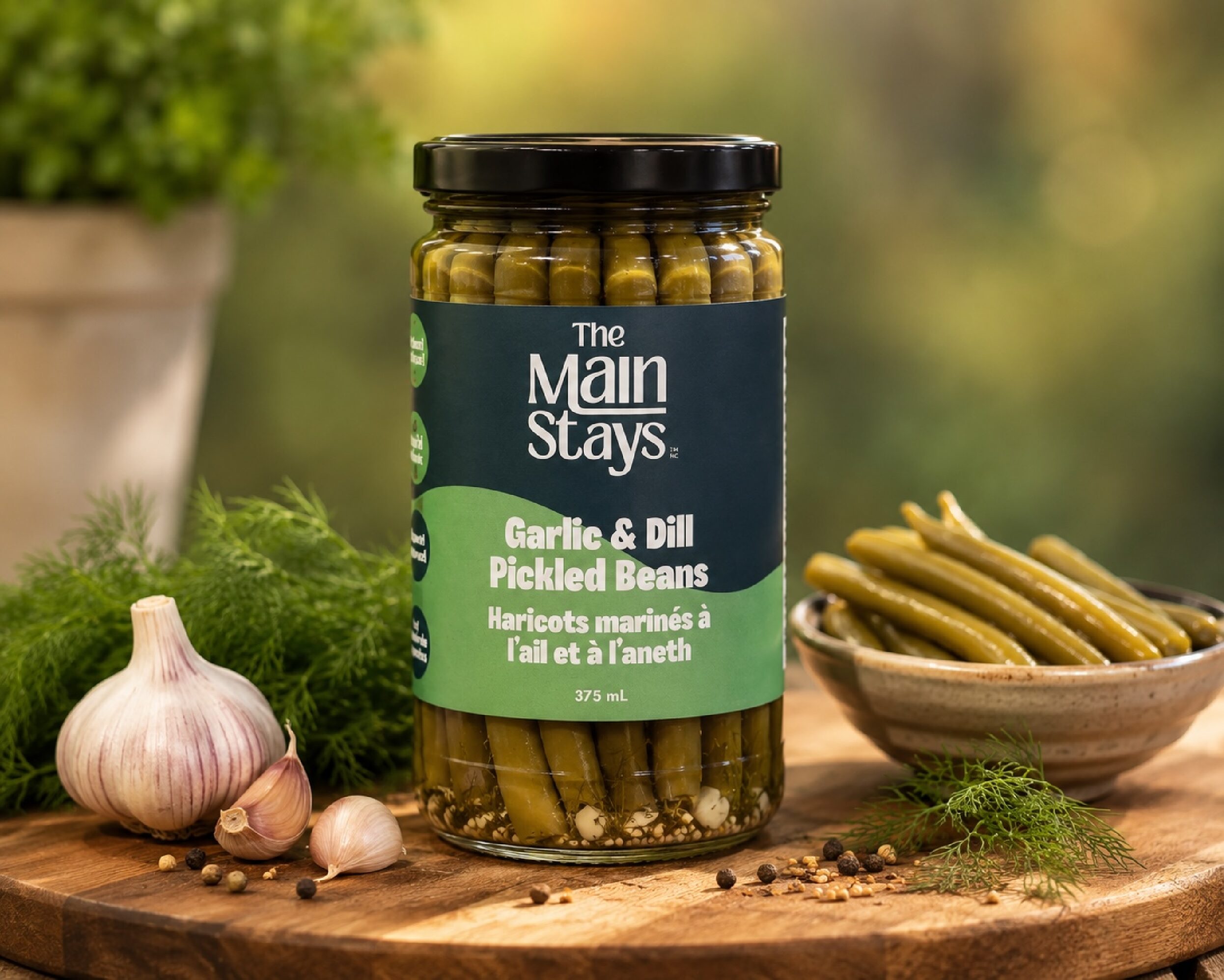 Garlic & Dill Pickled Beans